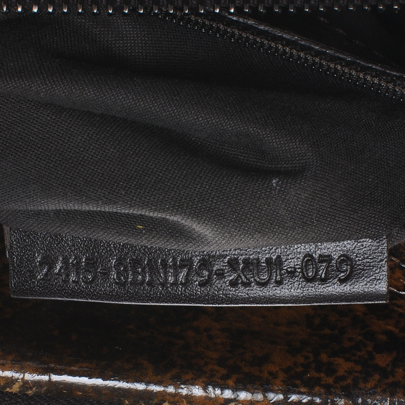 Fendi Tortoise Patent To You Convertible Clutch 7 of 9