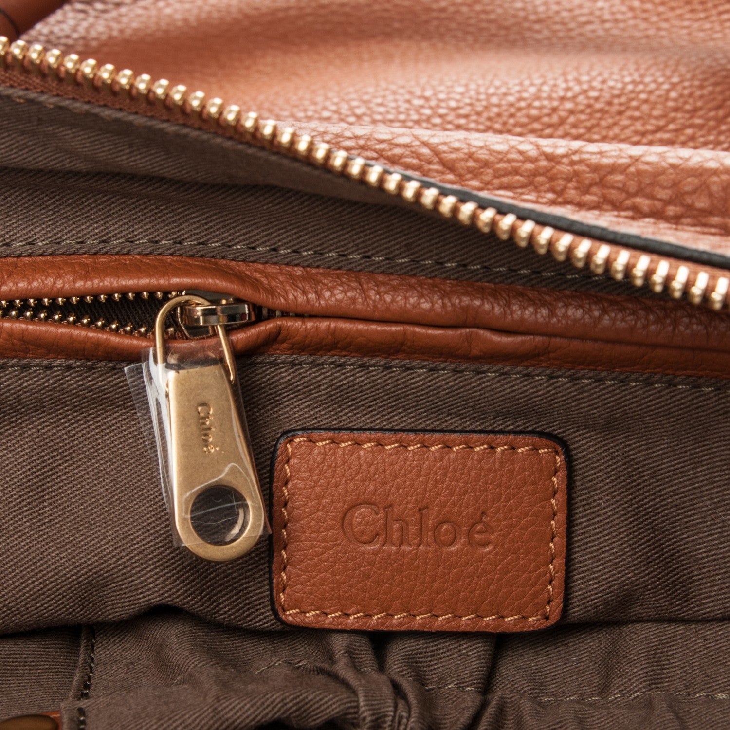Chloe Calfskin Large Marcie Satchel Tan 6 of 8