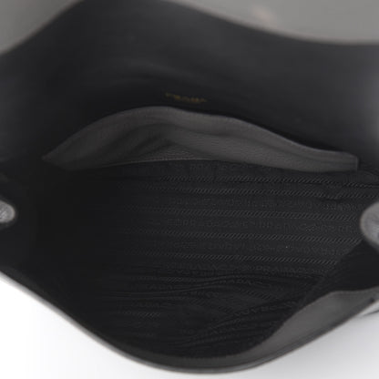 Prada Vitello Daino Flap Shoulder Bag Marmo 4 of 8
