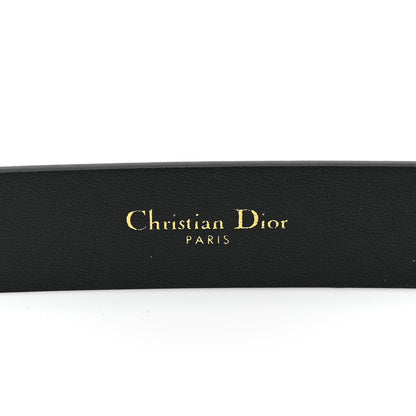 Christian Dior Calfskin CD Belt 70 28 Black 3 of 4