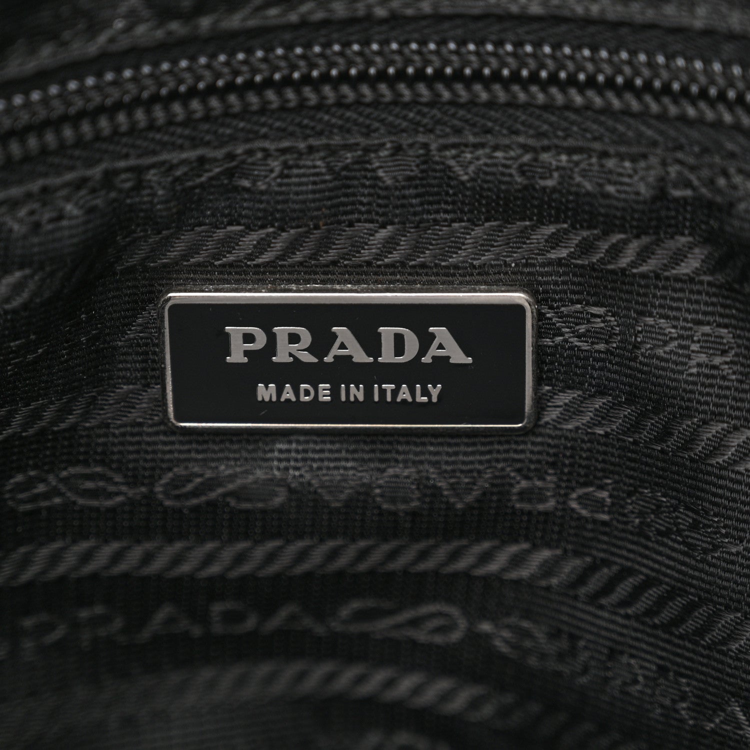 Prada Nylon Vela Flat Messenger Bag Black 6 of 9