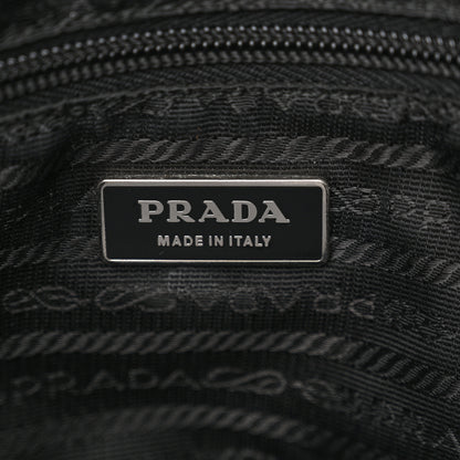 Prada Nylon Vela Flat Messenger Bag Black 6 of 9