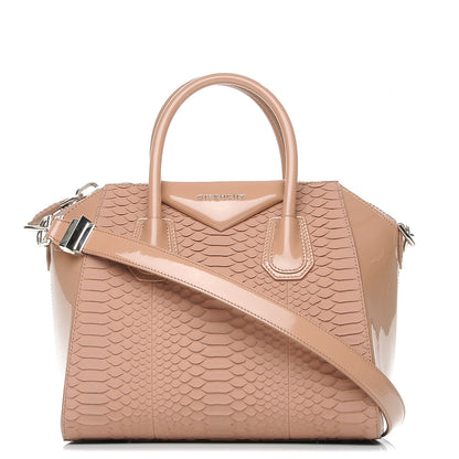 Givenchy Python Patent Small Antigona Pink 1 of 8