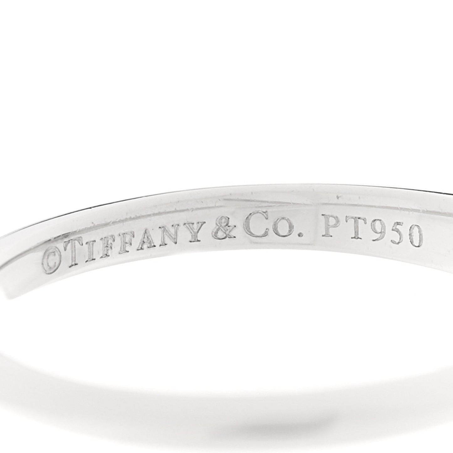 Platinum Diamond .41ct Solitaire Engagement Ring 51 5.75