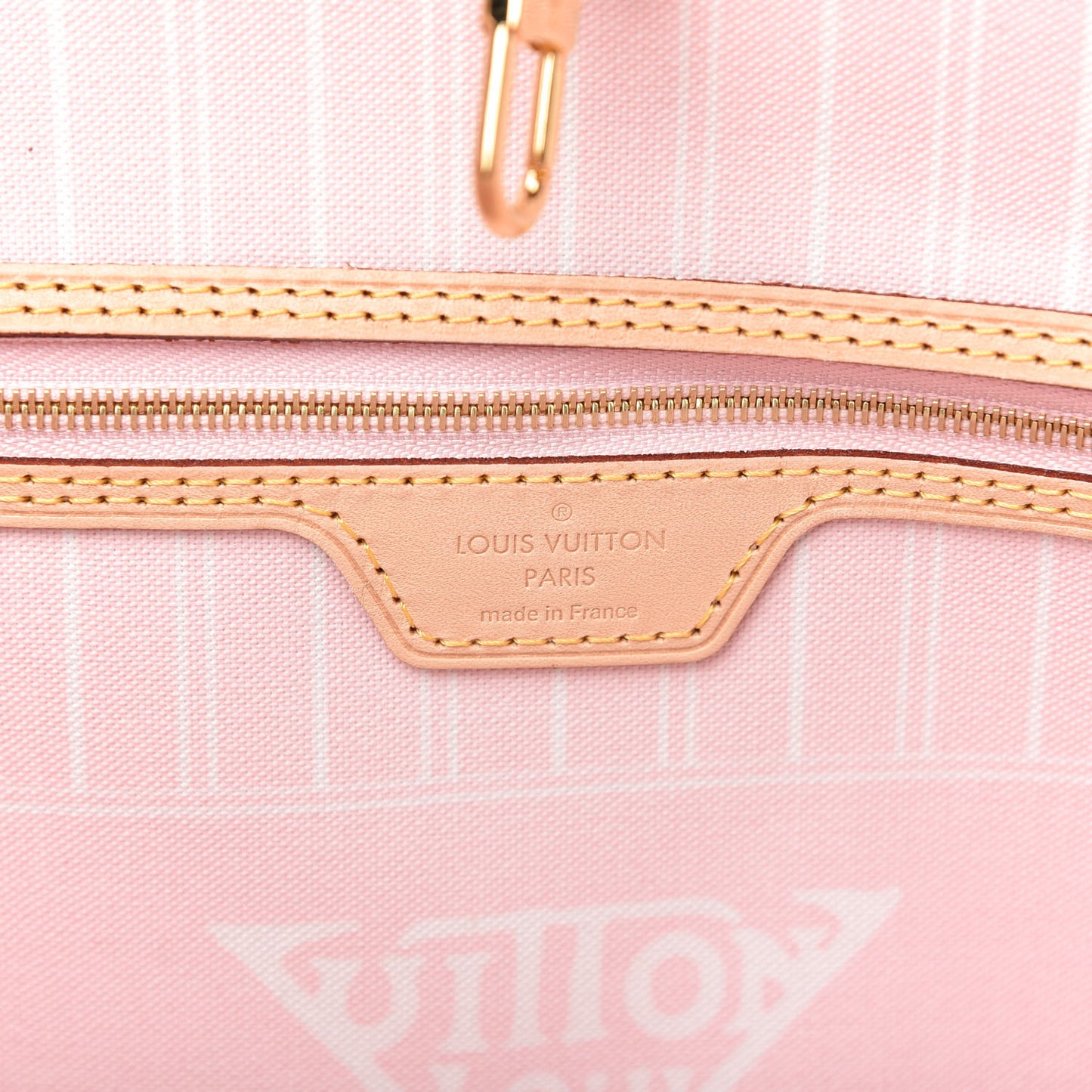 Monogram Giant By The Pool Neverfull MM Light Pink