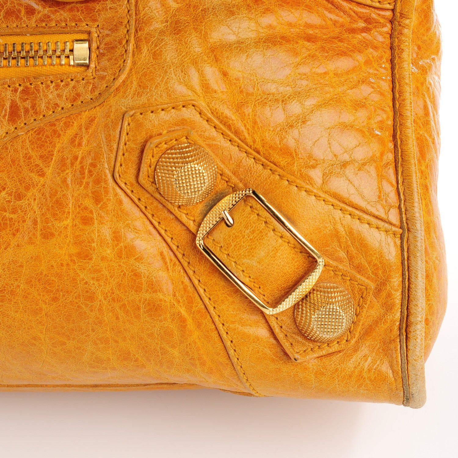 Balenciaga Agneau Giant 21 Gold Hardware Part Time Marigold 7 of 15