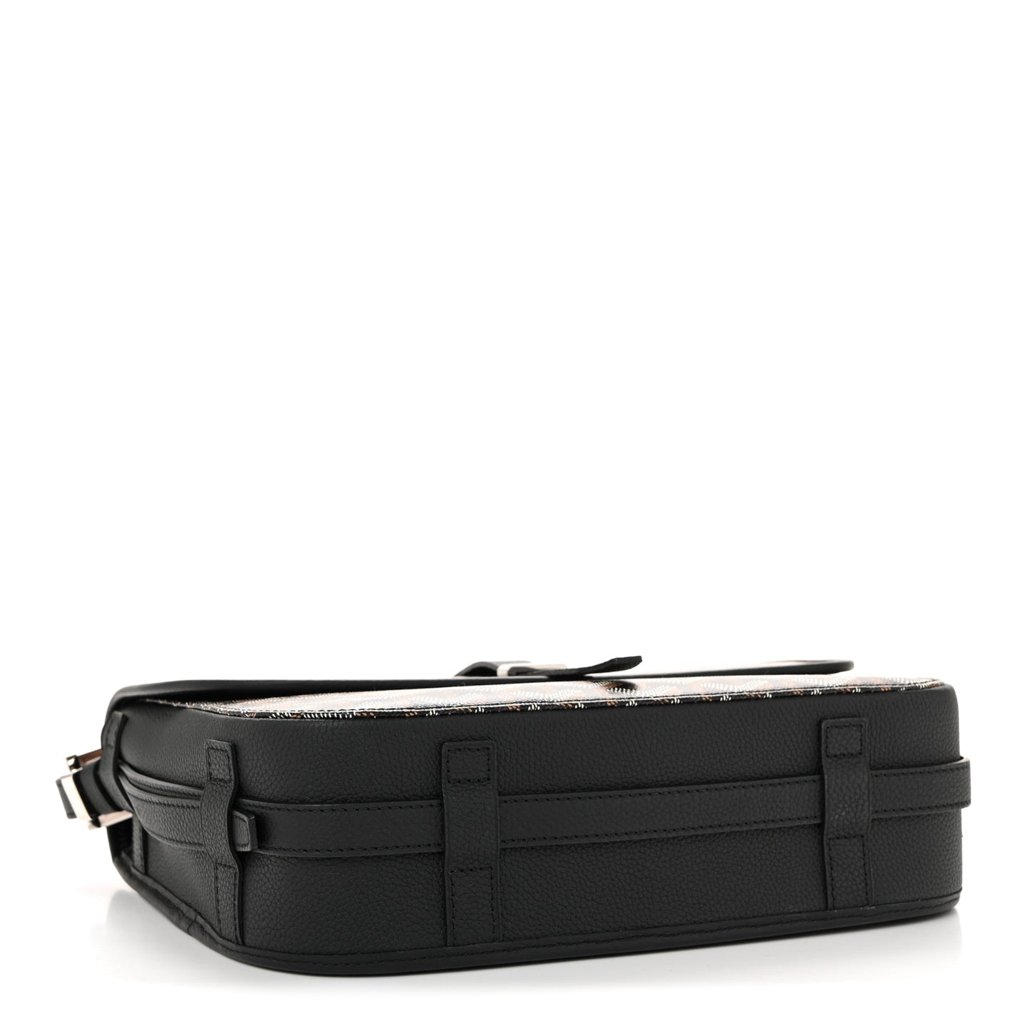Goyardine Belvedere II MM Messenger Bag Black
