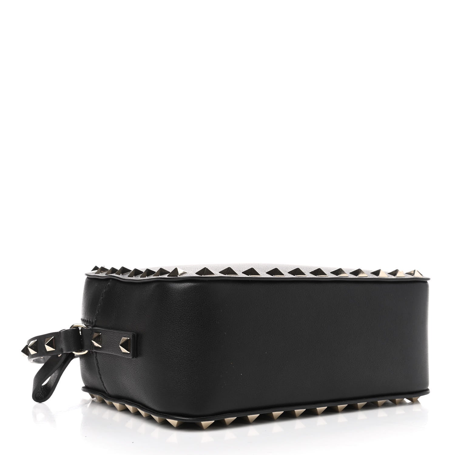 Valentino Garavani Calfskin Rockstud Camera Crossbody Bag Black 3 of 4