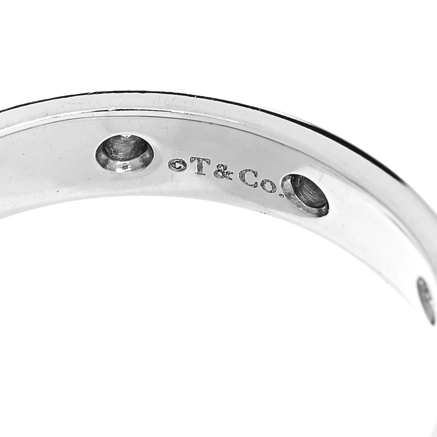 Platinum Diamond 4mm Etoile Band Ring 56 7.5