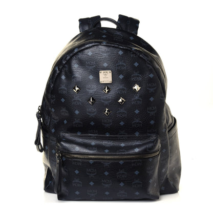 MCM Visetos Medium Sprinkle Stud Stark Backpack Black 1 of 11