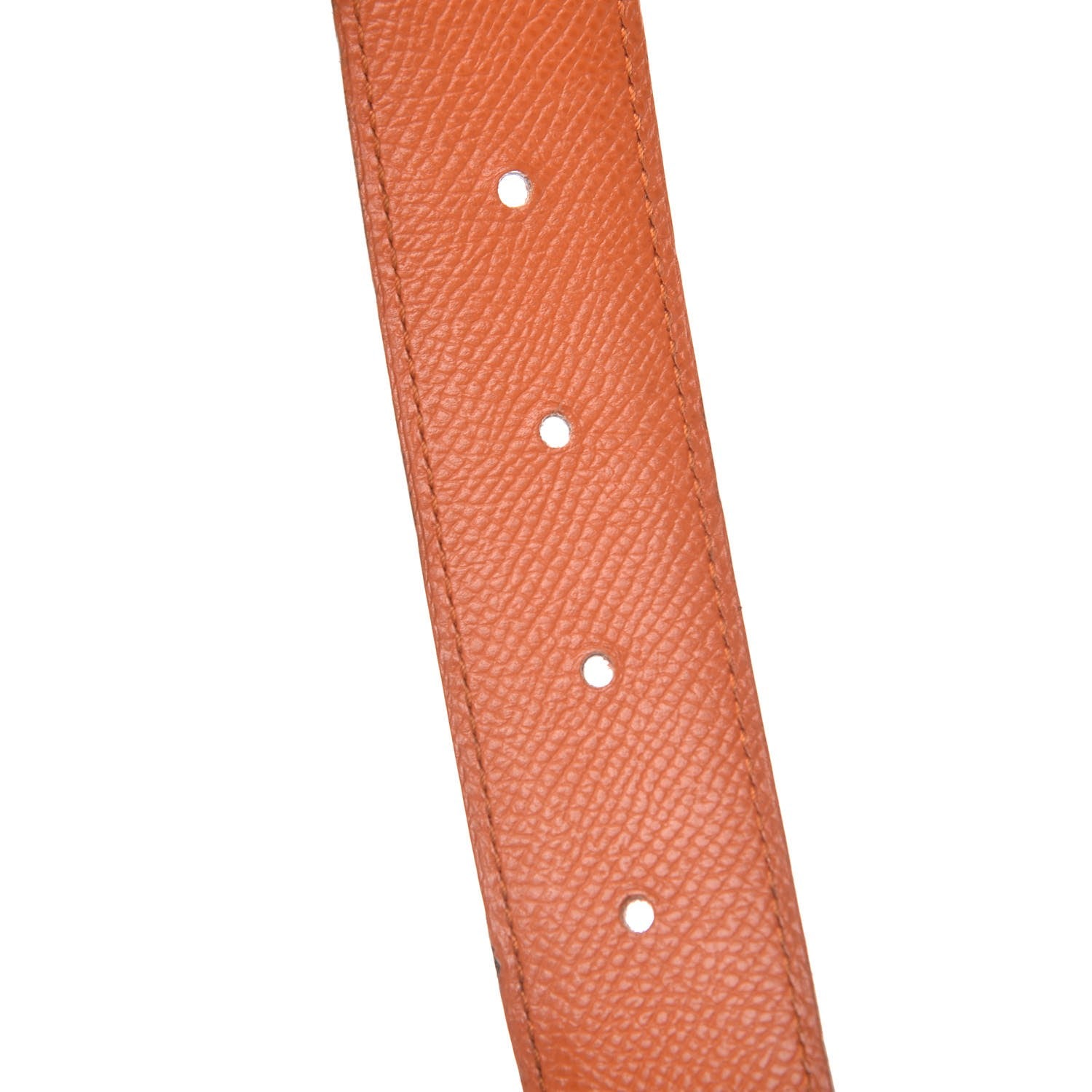 Hermes Swift Epsom 32mm Belt Strap 90 Capucine Orange 7 of 8