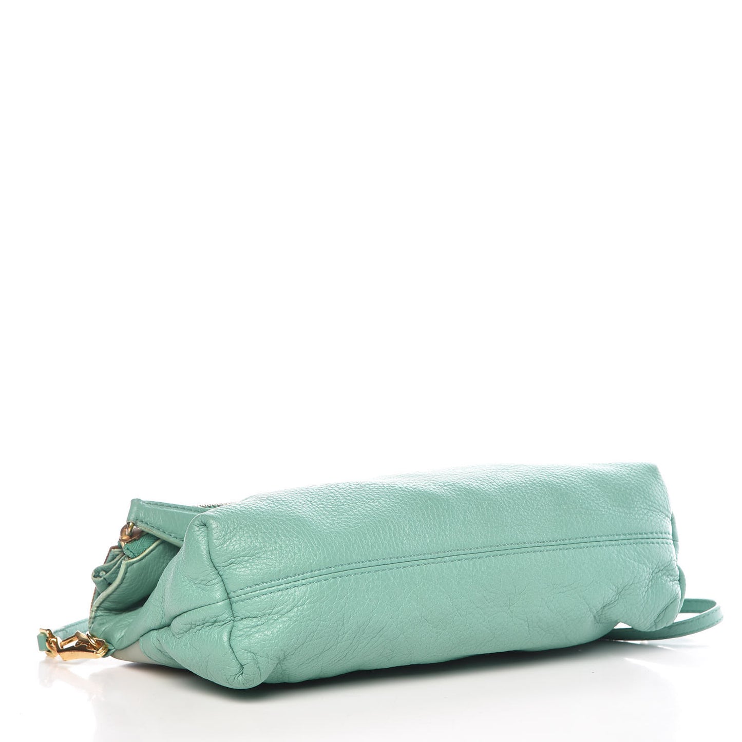 Deerskin House Check Fold Over Crossbody Bright Mint