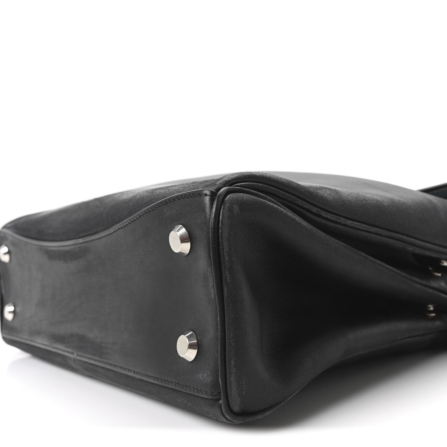 Balenciaga Natural Smooth Calfskin Medium Rodeo Top Handle Handbag Black 9 of 9