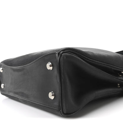 Balenciaga Natural Smooth Calfskin Medium Rodeo Top Handle Handbag Black 9 of 9