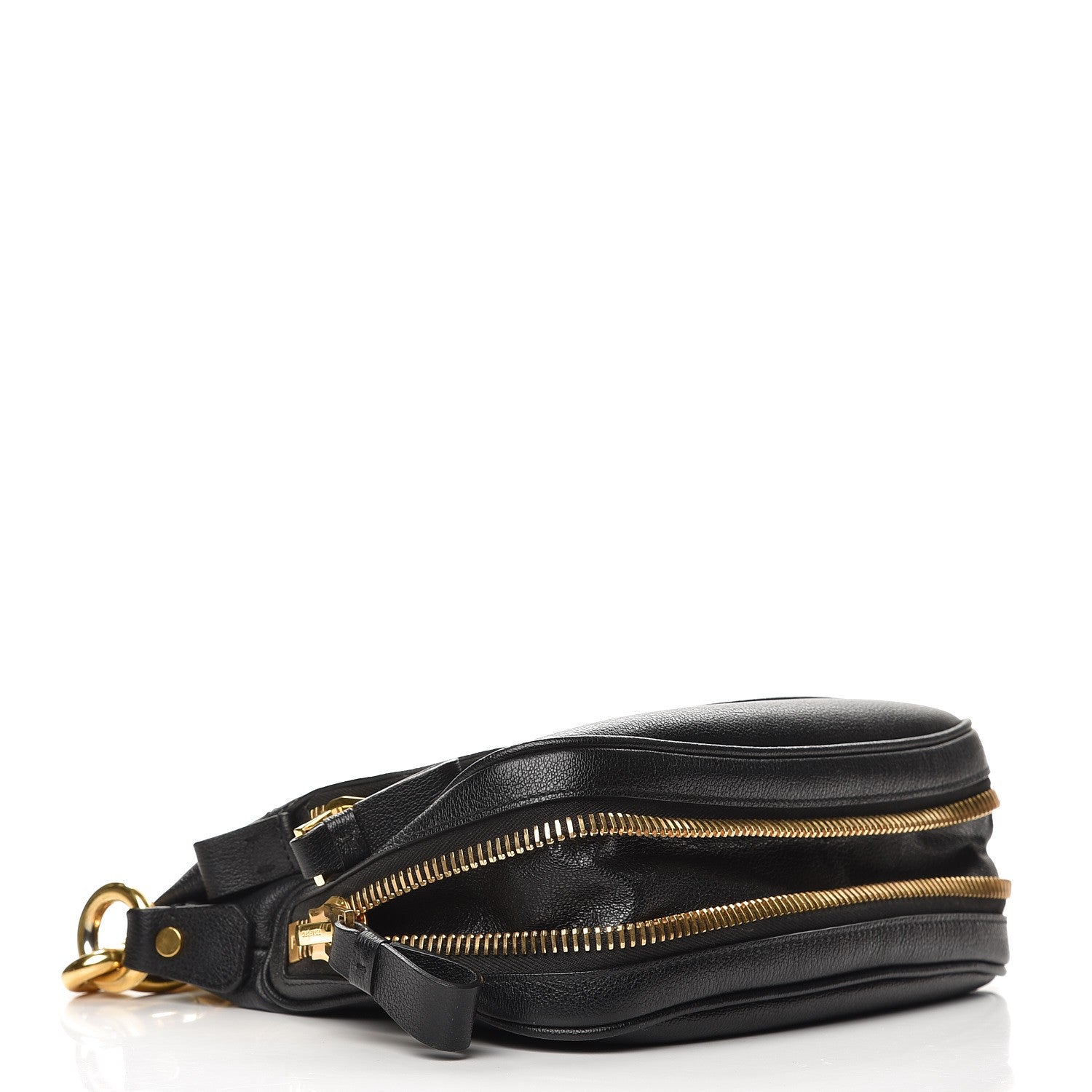 Tom Ford Grained Calfskin Medium Chain Jennifer Crossbody Bag Black 4 of 7