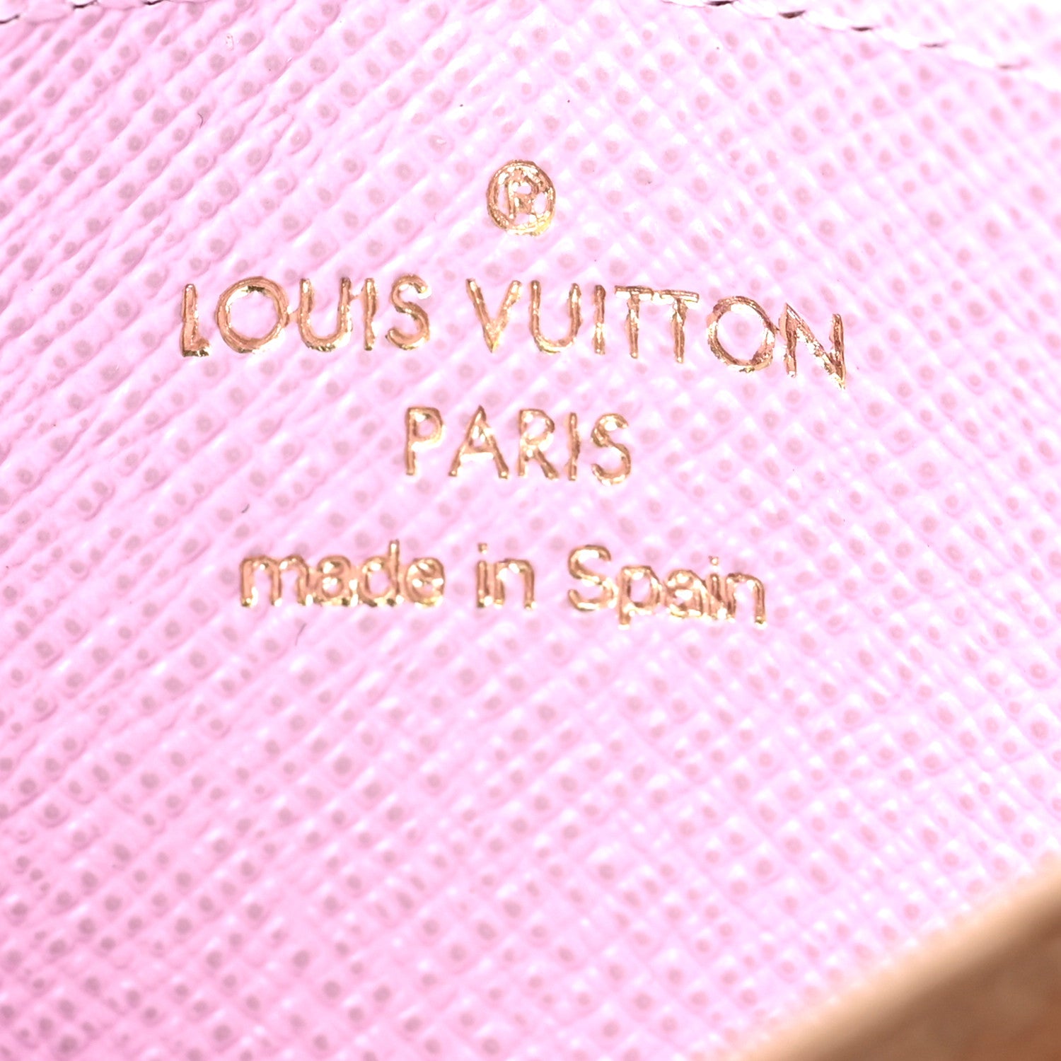 Louis Vuitton Metallic Monogram LV Garden Card Holder Gold 6 of 6