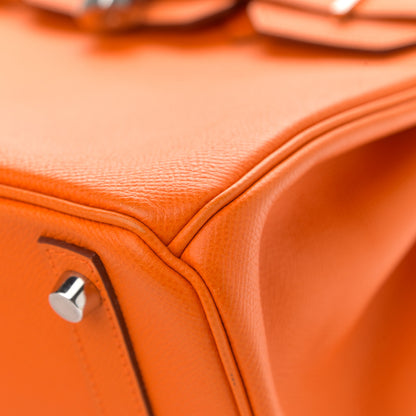 Hermes Epsom Birkin 30 Orange 10 of 12