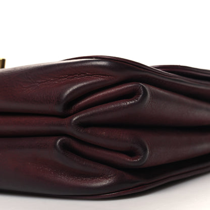 Chanel Iridescent Calfskin Quilted Small Straight Lined Flap Red 12 of 16