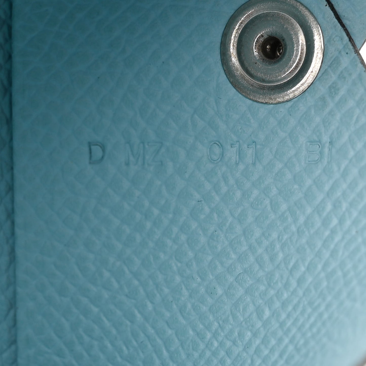 Epsom Calvi Card Case Bleu Zephyr