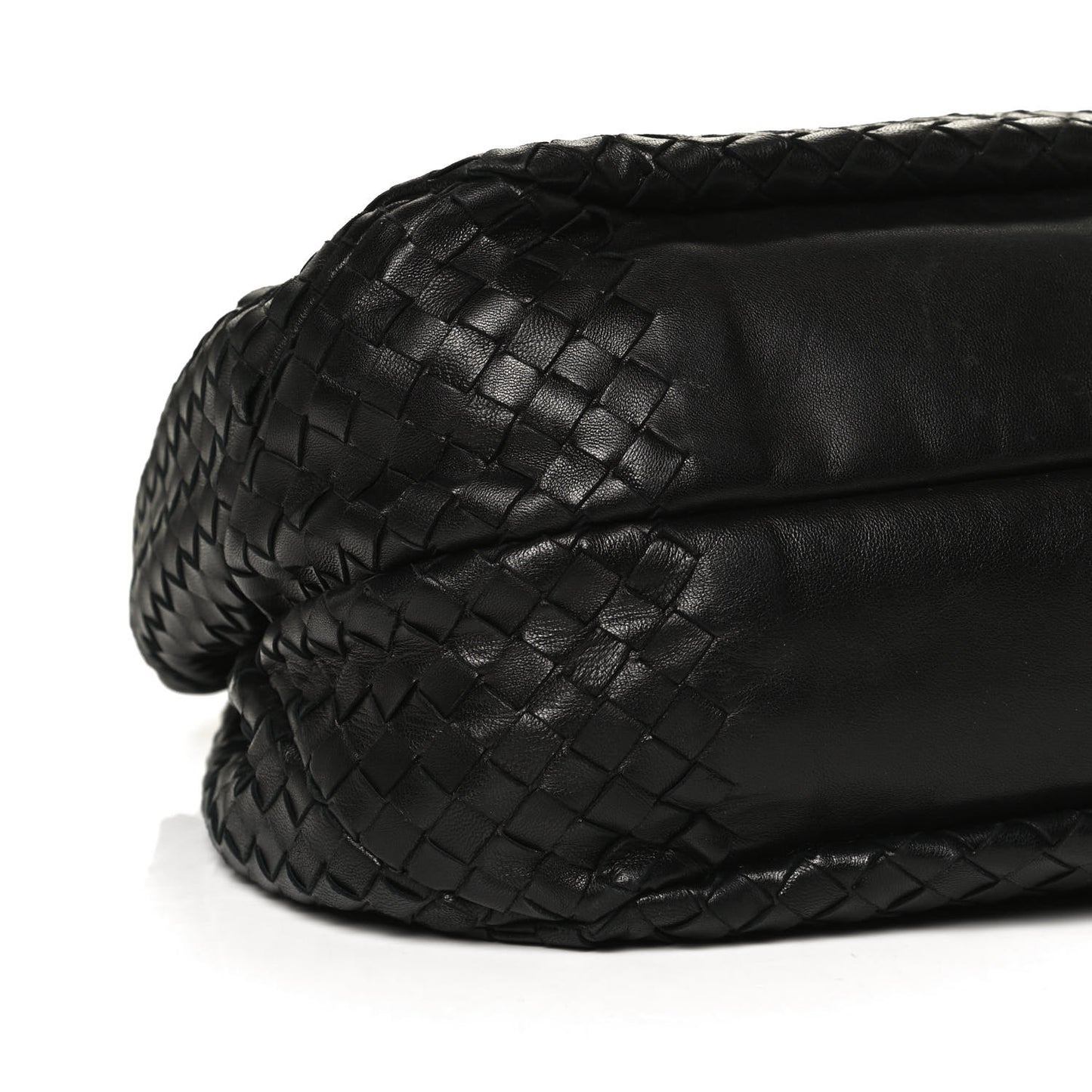 Nappa Intrecciato Medium Campana Black