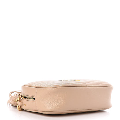 Saint Laurent Grain De Poudre Matelasse Monogram Mini Lou Camera Bag New Powder 4 of 11