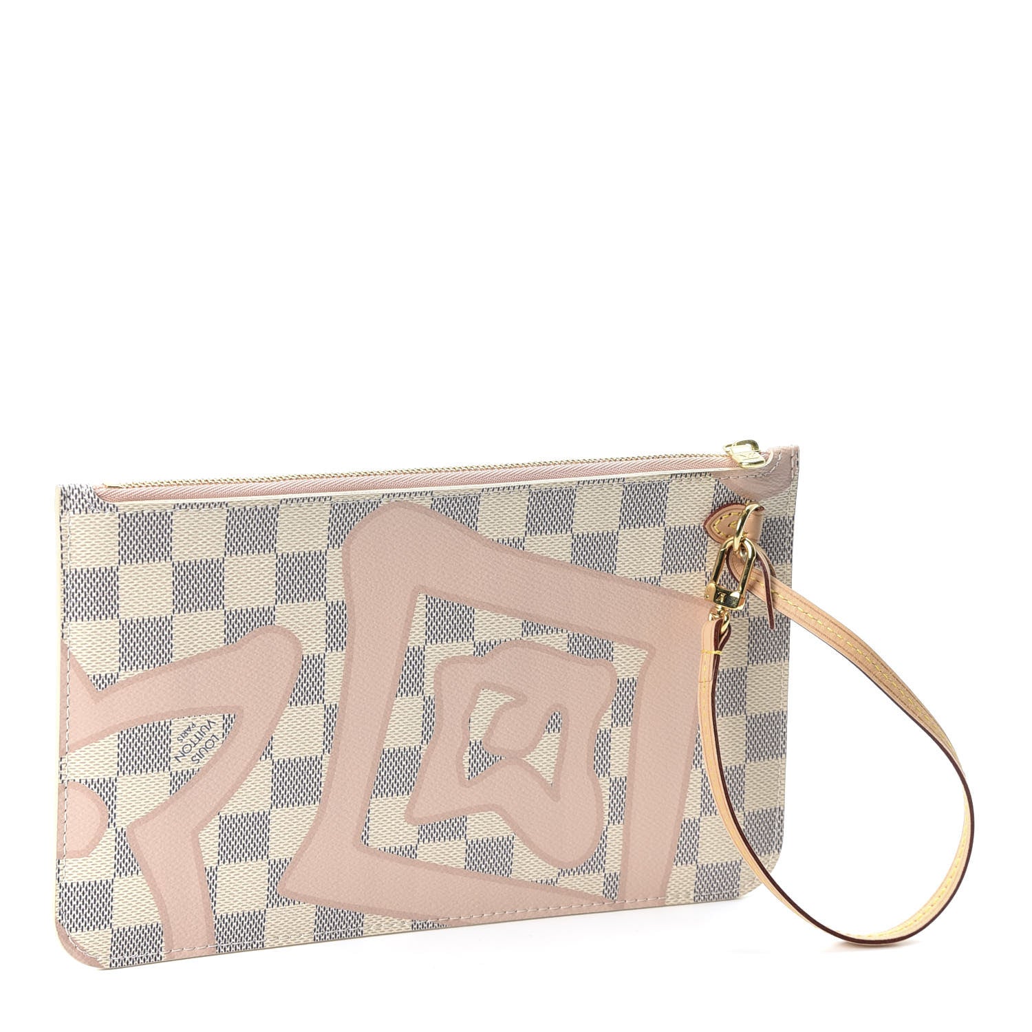 Louis Vuitton Damier Azur Tahitienne Neverfull MM GM Pochette 2 of 8