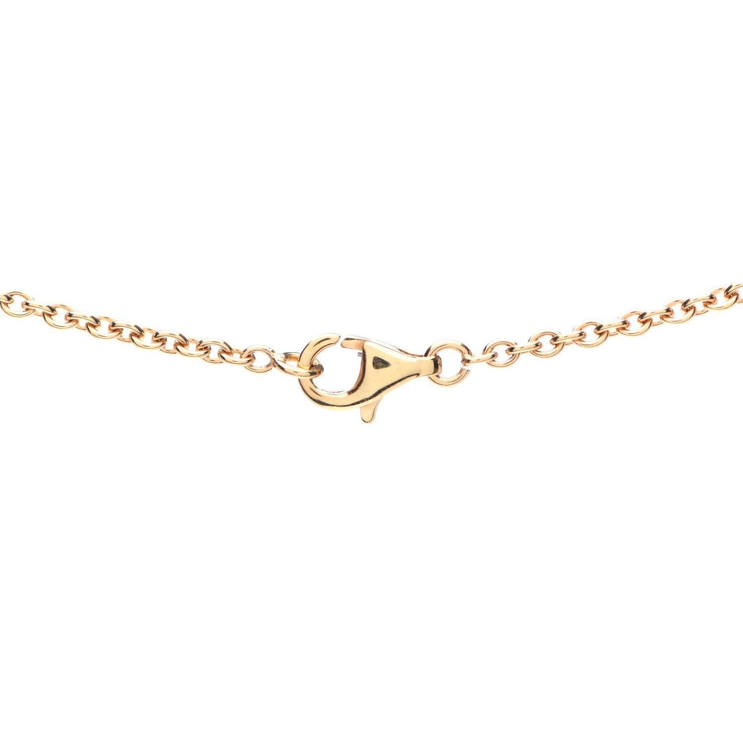 Van Cleef & Arpels 18K Yellow Gold Mother of Pearl Pure Alhambra Pendant Necklace 4 of 6