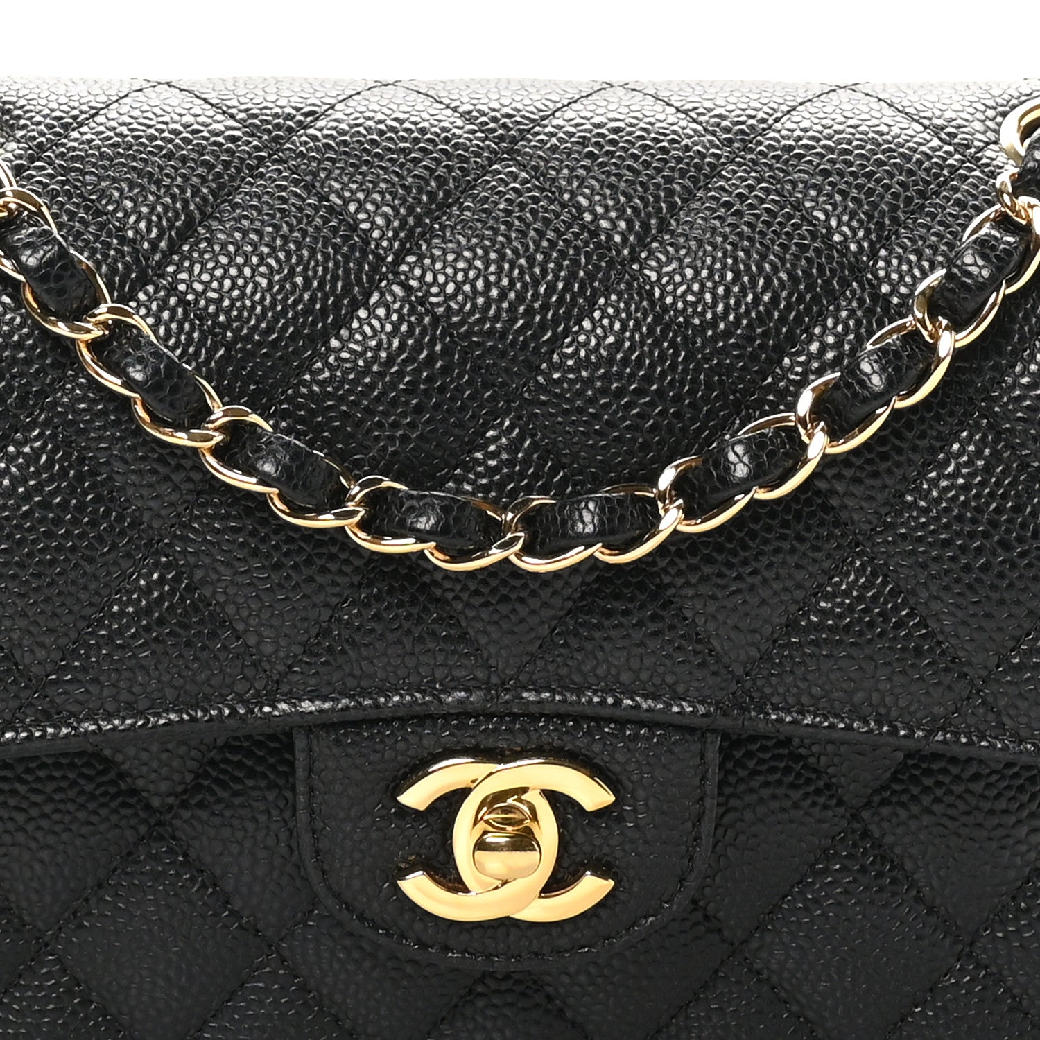 Chanel Caviar Quilted Small Double Flap Black 8 of 11