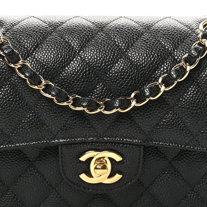 Chanel Caviar Quilted Small Double Flap Black 8 of 11