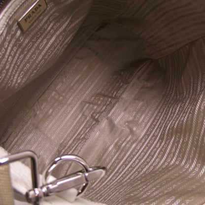 Prada Vitello Daino Braided Tote Bianco 6 of 10
