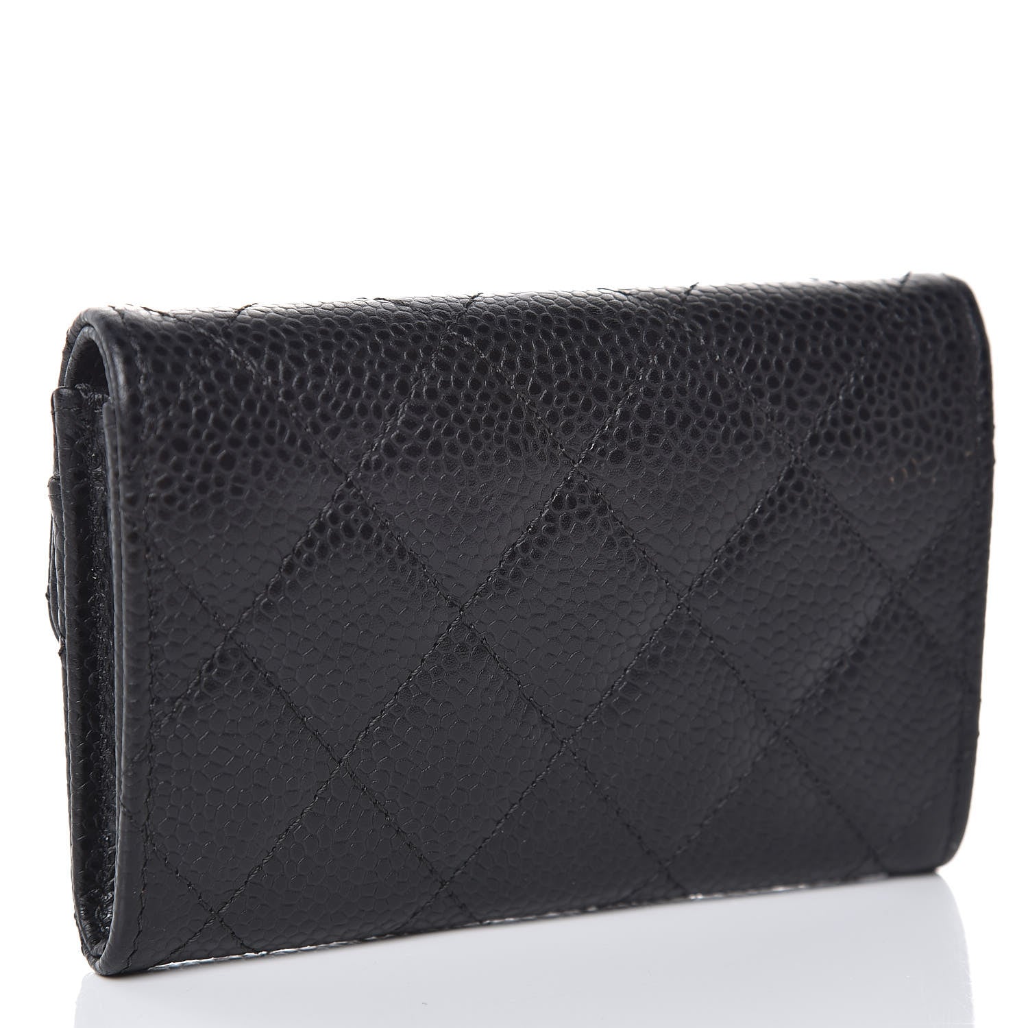 Chanel Caviar Quilted Flap Card Holder Black 4 of 7