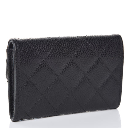 Chanel Caviar Quilted Flap Card Holder Black 4 of 7