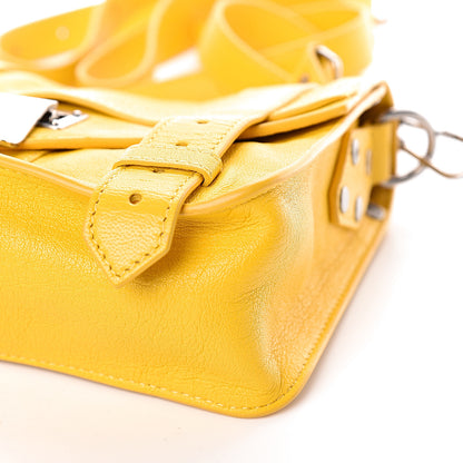 Proenza Schouler Lambskin PS1 Mini Pouch Messenger Bag Lemon 9 of 9