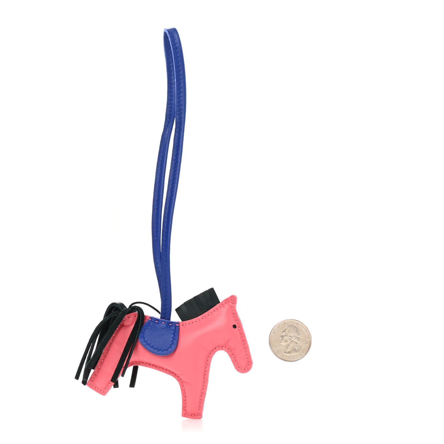Milo Lambskin Grigri Rodeo Horse Bag Charm PM Rose Azalee Vert Cypress Bleu Electrique