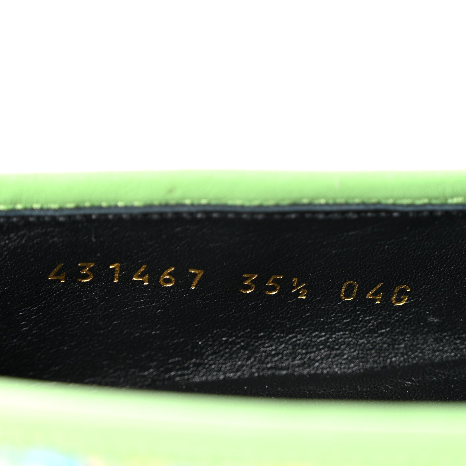 Gucci Tweed Multicolor Malaga Kid Horsebit Womens Jordaan Loafers 35.5 Green Multicolor 9 of 10