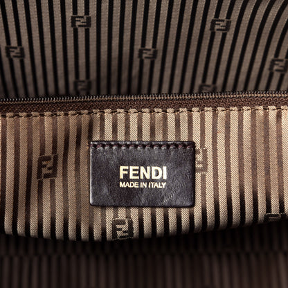 Fendi Zucca Lampo Studded Roll Tote Tobacco 6 of 11