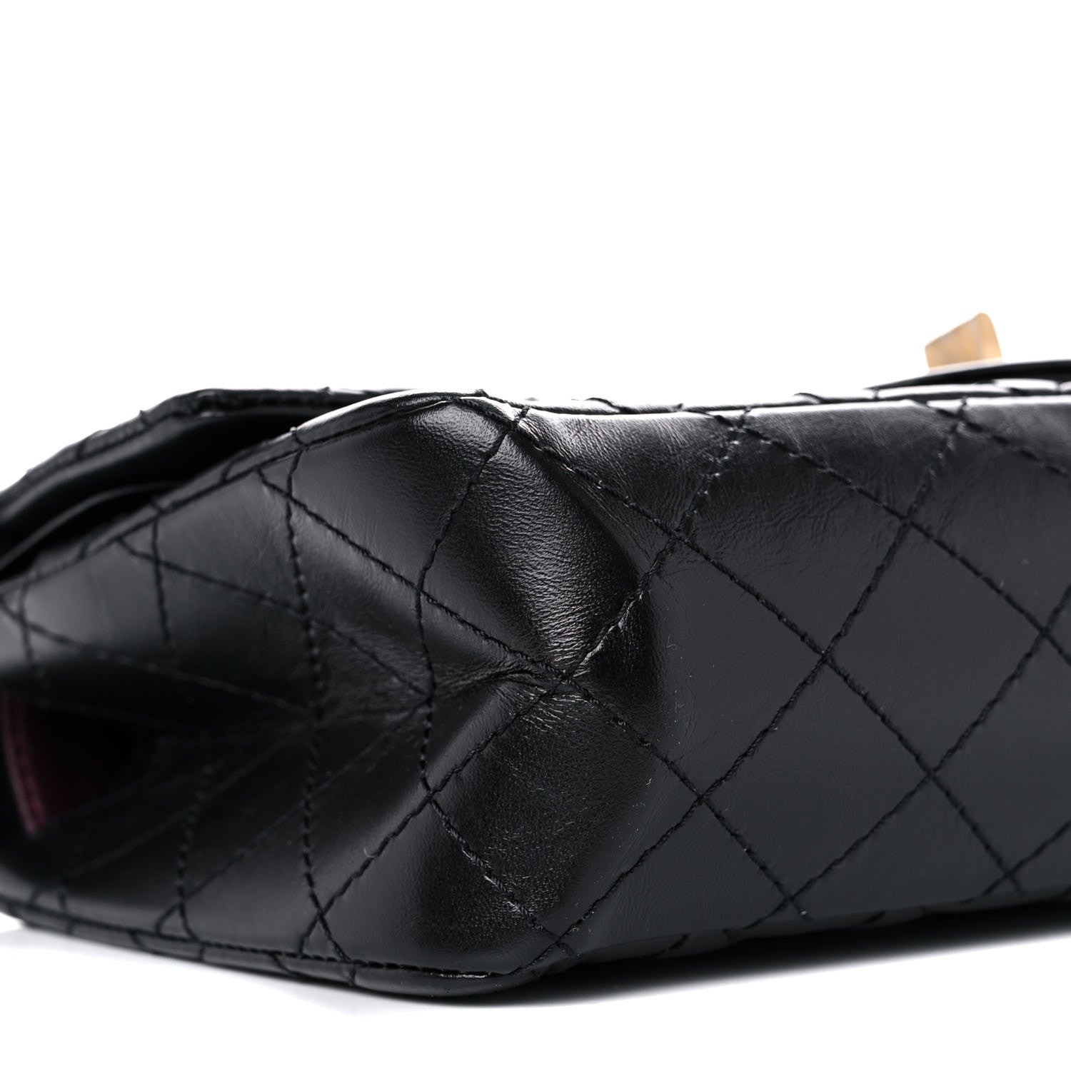 Chanel Aged Calfskin Quilted 2.55 Reissue 225 Flap Black 8 of 11