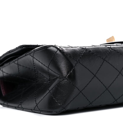 Chanel Aged Calfskin Quilted 2.55 Reissue 225 Flap Black 8 of 11