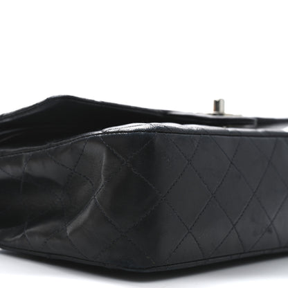 Chanel Lambskin Quilted Medium Double Flap Black 9 of 10