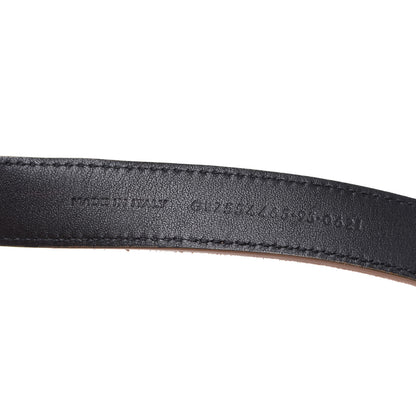 Saint Laurent Suede Monogram Square Buckle Belt 95 38 Tan Bronze 5 of 7