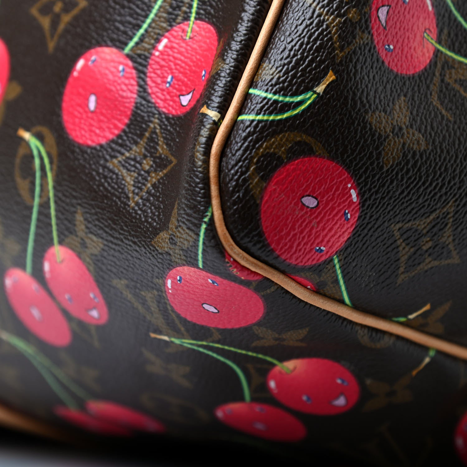 Louis Vuitton Monogram Cerises Keepall 45 14 of 21