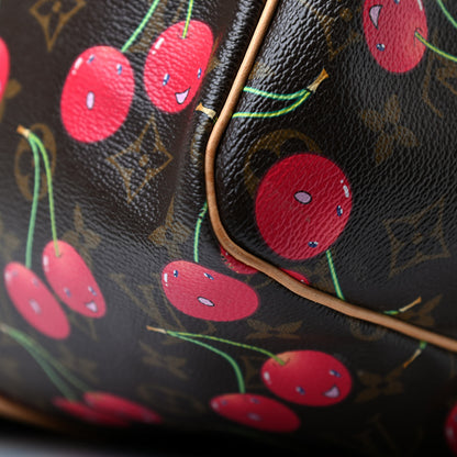 Louis Vuitton Monogram Cerises Keepall 45 14 of 21