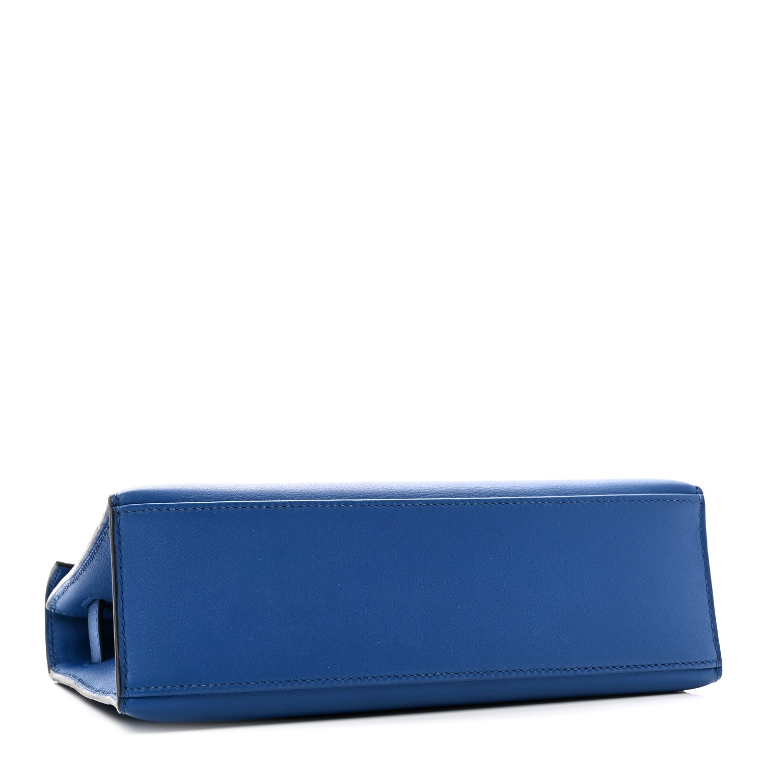 Hermes Swift Kelly Pochette Clutch Bleu France 4 of 11