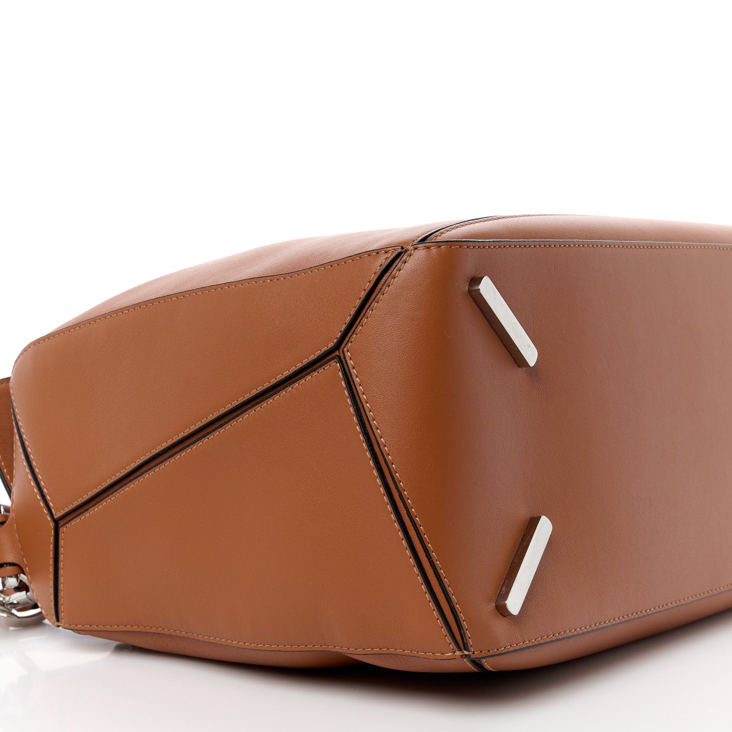 Loewe Calfskin Large Puzzle Bag Tan 9 of 10