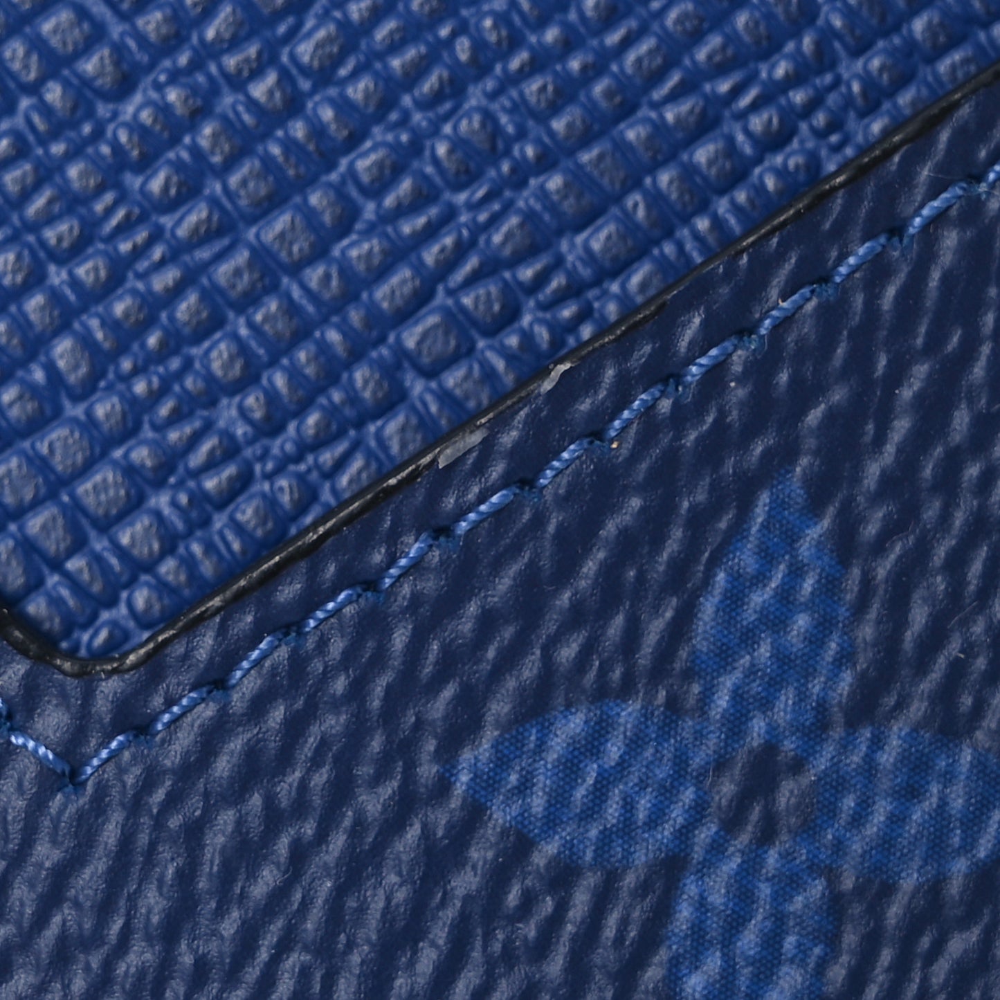 Monogram Taiga Coin Card Holder Cobalt