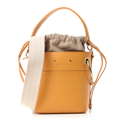 Chloe Smooth Calfskin Mini Roy Bucket Bag Burning Camel 1 of 11