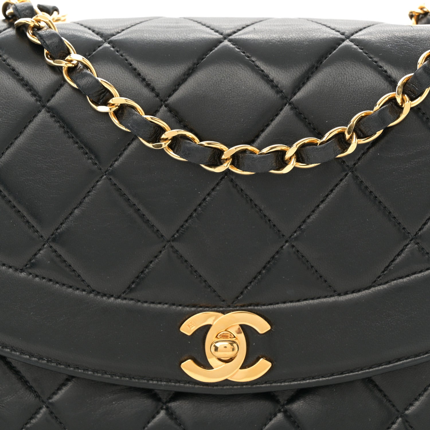Chanel Lambskin Quilted Small Single Flap Black 8 of 13