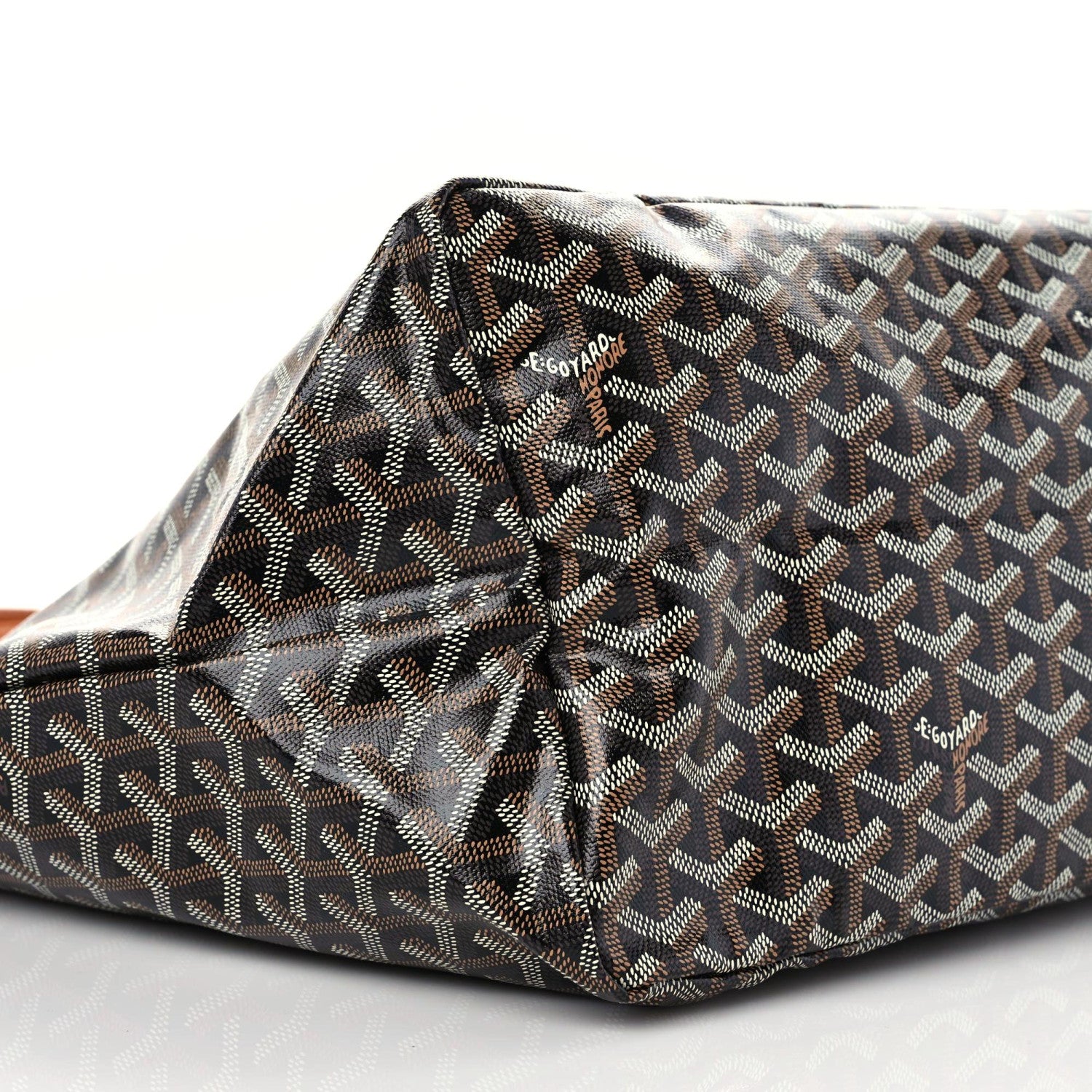 Goyard Goyardine Saint Louis GM Black Gold 6 of 9