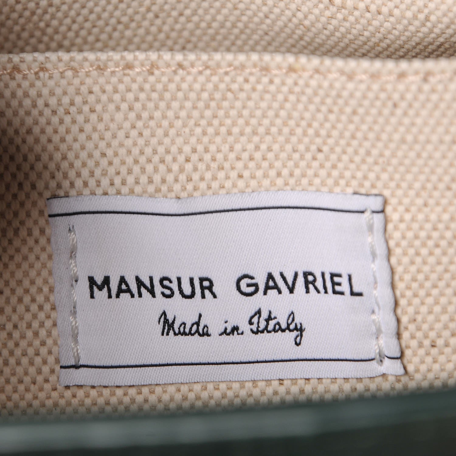 Mansur Gavriel Tumble Calfskin Mini Sun Bag Moss 9 of 12