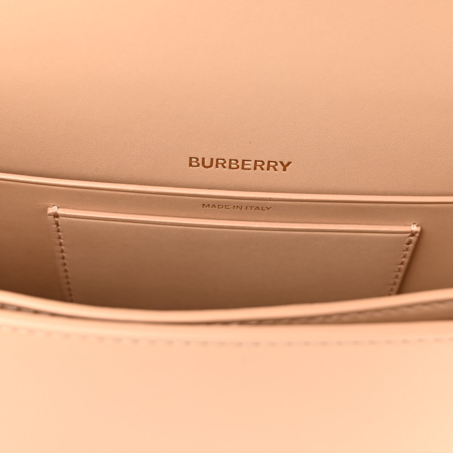 Burberry Calfskin Studded Small Olympia Shoulder Bag Cool Beige 6 of 9